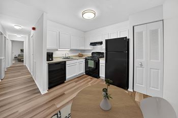 Fully equipped kitchen with large pantry